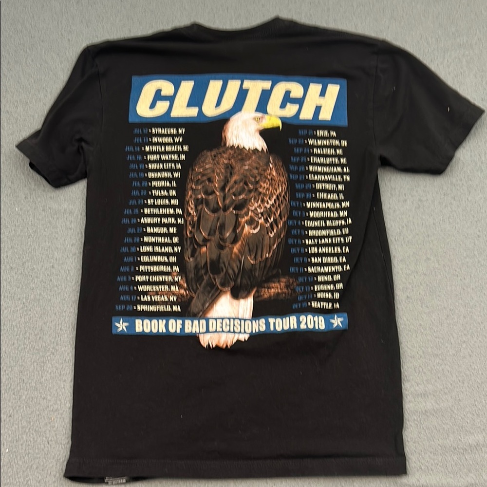 Clutch “Book of Bad Decisions” Tour 2019 T-Shirt | Size Small | Band Tee - Picture 9 of 9